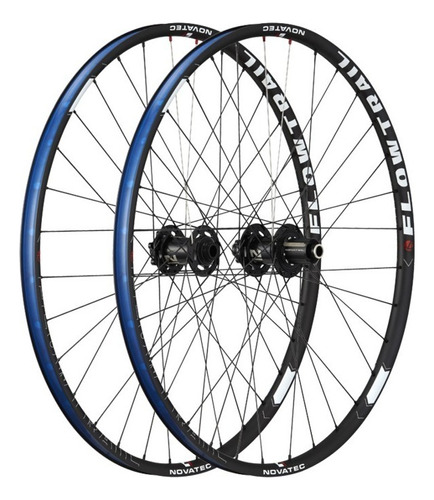 Ruedas Bicicleta Novatec Flow Trail 29 Tubeless Color Negro