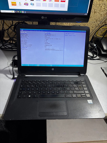 Notebook Hp 240 G4 I5 6200u 4gb Peças Preto (Usado)