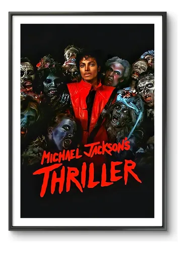 Cuadro - Póster Enmarcado Michael Jackson - Thriller | Cuotas sin