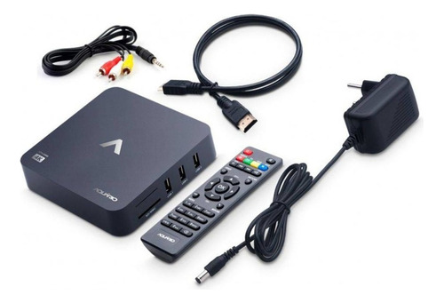 Conversor Receptor Smart Tv Box Aquario 4k Stv-2000