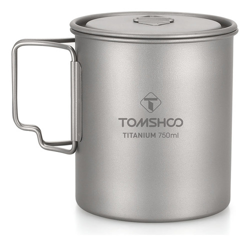 Vaso Tomshoo Ultralight De Titanio De 750 Ml, Portátil Para 