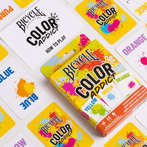 Juego De Cartas Familiares Adictos Al Color Hasta 6 Jugadore