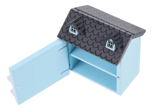 Adorno De Casa Pequeña Modelo Casa Miniatura De Madera Tiny