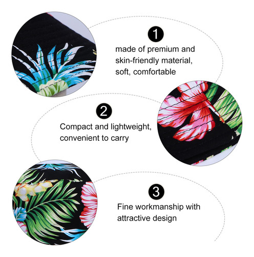 Sombrero De Pescador De Algodón Con Estampado Para Mujer, 1