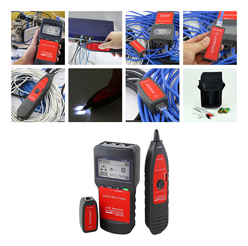 Probador Lan Profesional Nf-8200 Probador De Longitud De Cab