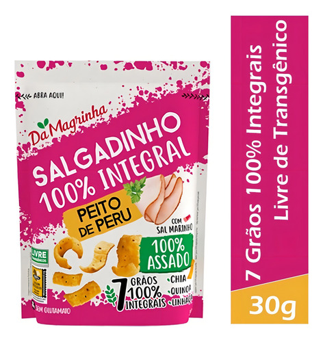 Salgadinho Da Magrinha 7 Grãos peito de peru 30 g
