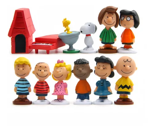 comprar 12 Piezas Figuras Peanuts Snoopy Juguetes De Coleccionables