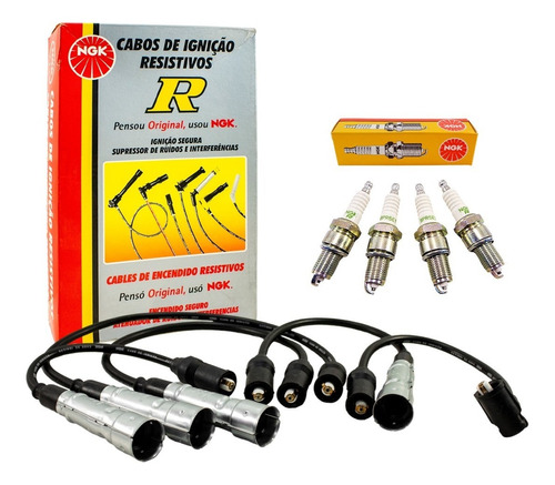 Kit Cables+bujias Ngk Vw Gacel Senda 84/91