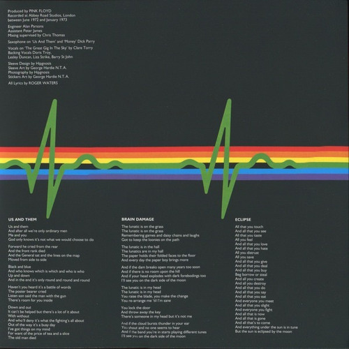 Imagen 7 de 9 de Vinilo Pink Floyd The Dark Side Of The Moon Nuevo Envío Grts