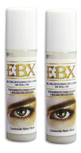 2 Gel Liposomas De Cafeína Tratamiento Para Ojeras Ebx 10ml