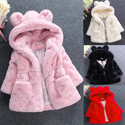 Ropa Infantil Chaqueta Acolchada De Algodón Para Niña