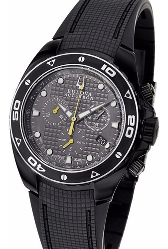Imagen 2 de 4 de Reloj Bulova Accutron 65b139 300wr Cristal Zafiro Suizo
