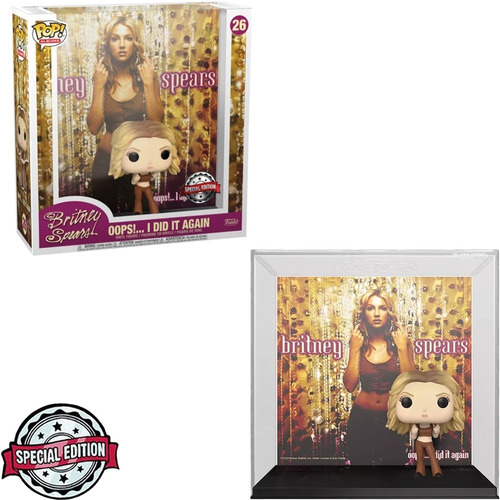 Imagem 1 de 2 de Funko Pop Rocks Albums Britney Spears Exclusive 26 Cover 1