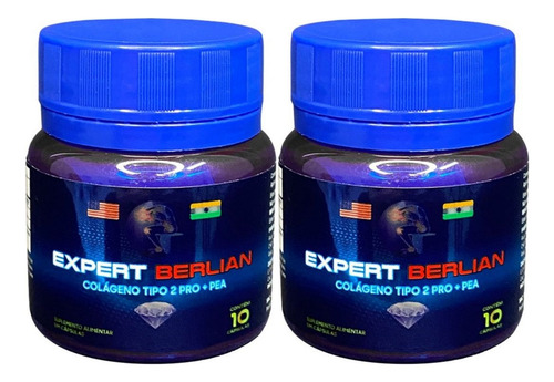 3 Colágeno Tipo 2 Pro + Pea Expert Berlian Importado Eua Original