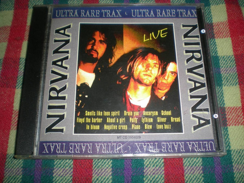 Nirvana/  Live Ultra Rare Trax Cd Made In Brazil Ri4