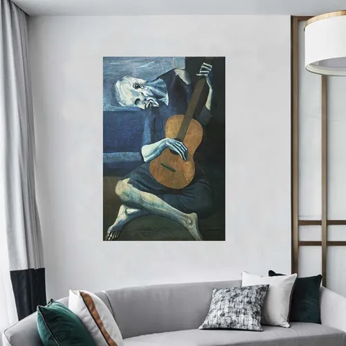Cuadro Arte Clasico El Viejo Guitarrista Ciego Pablo Picasso