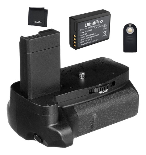 Bateria Agarre Bundle Canon Eo Rebel T3 T5 T6 Incluye