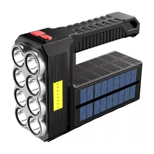 Linterna Led Super Potente Alcance Recargable 500mt 8 Leds