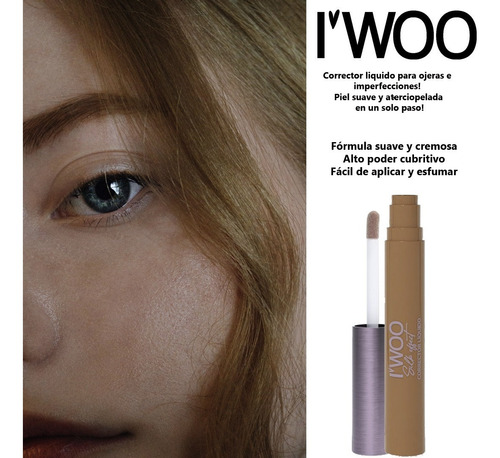 Imagen 8 de 8 de Corrector Líquido Facial I'woo