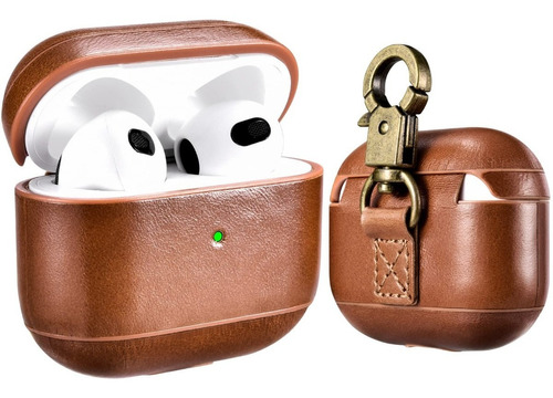 Case Para AirPods 3 Funda De Tpu Y Piel Calidad Premium Cc15