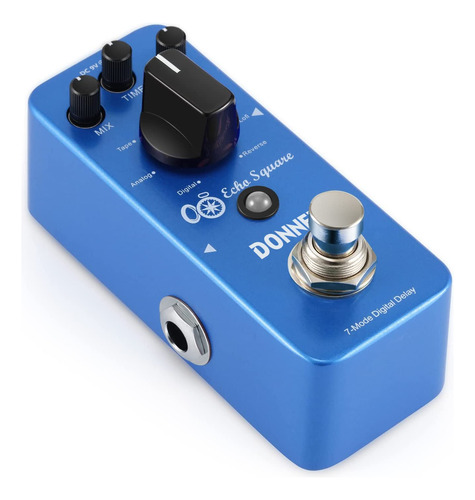 Pedal De Retardo Donner Echo Square Digital, 7 Modos, Guitar