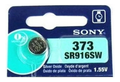 Imagen 1 de 8 de Pila Sony 373/ 916 Sw Reloj Unidad (1) Distribuidor Oficial