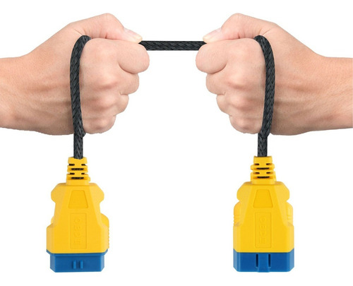Autool Car Obd2 - Cable De Extensión De 16 Pines Macho A Hem