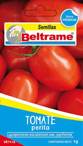 Semillas De Tomate Perita Beltrame 1g Huerta 