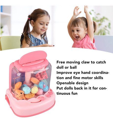 Mini Máquina De Garras Con Peluches Y Gashapon Para Niños