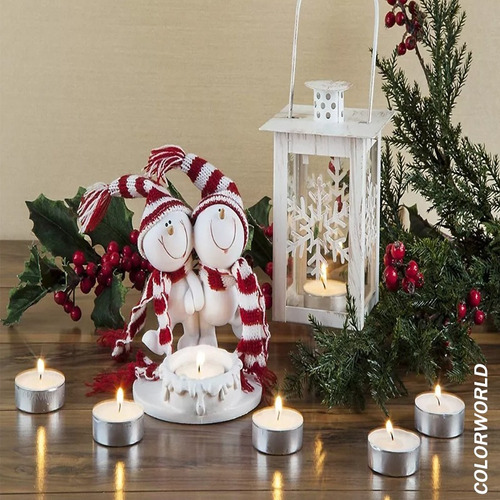 Y 100 Pzs Velas Tea Light Flotantes Sin Aroma De Alta