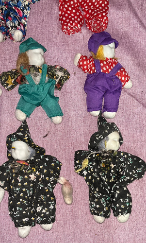 Muñeco Cara Porcelana Antiguo 13 Muñecos C Detalles (Usado)