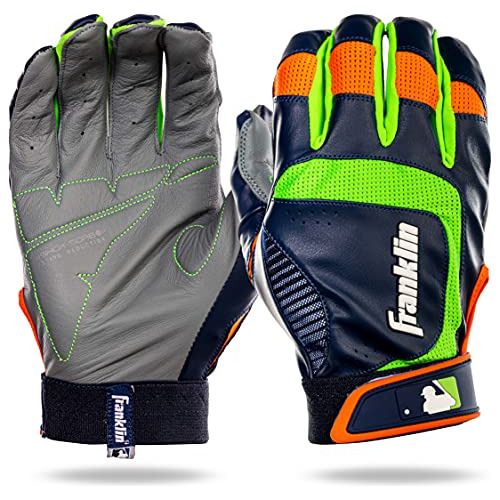 Guantes De Bateo Franklin Sports Para Jóvenes De La Mlb Shok