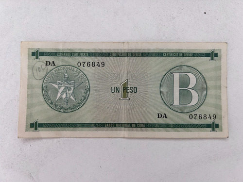 Billete 10 Pesos Cuba 1985 Serie B 