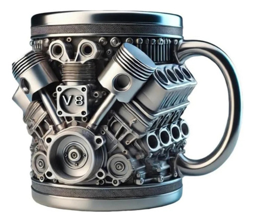 Xt Ad Caneca De Aço Inoxidável Com Motor V8, Canecas