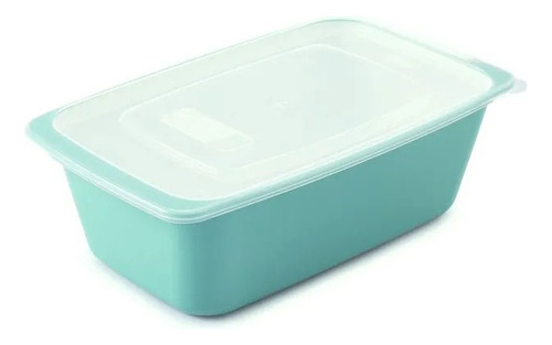 Contenedor Plasutil Duo 360 Hermetico Plastico 23x15cm. Color Verde