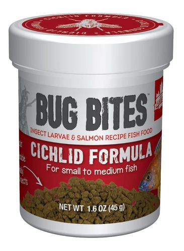 Fluval Bug Bites - Alimento Cclido, Grnulos Para Peces De Ta
