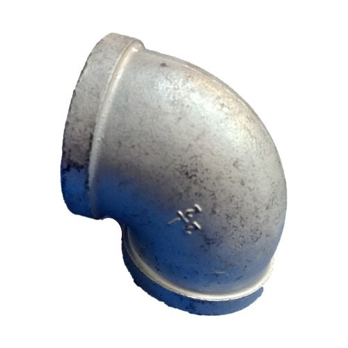 Codo Galvanizado 90 X 2 1/2 Pulgadas - Roscado 90x 2.5 Pul