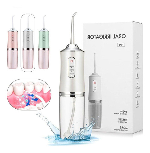 Limpador Dental Irrigador Bucal Portátil Limpeza Profunda