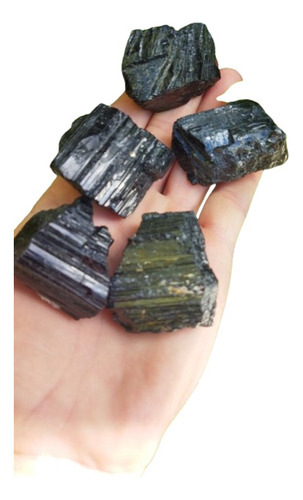 Piedra Turmalina Negra En Bruto 