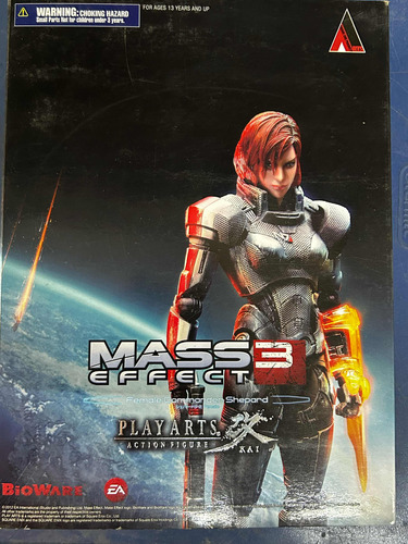 Play Arts Kai Mass Effect 3 Female Commander Shepard Raro (Usado)