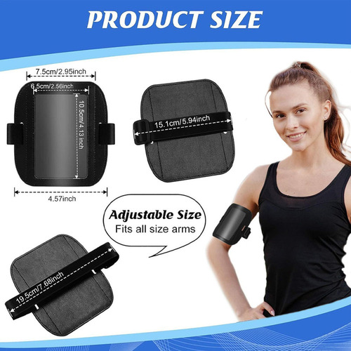 Portatarjetas Para Brazo Brazalete Porta Insignias Funda Imp