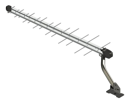 Antena Externa Tv Digital 28 Elementos C Suporte E Parafusos