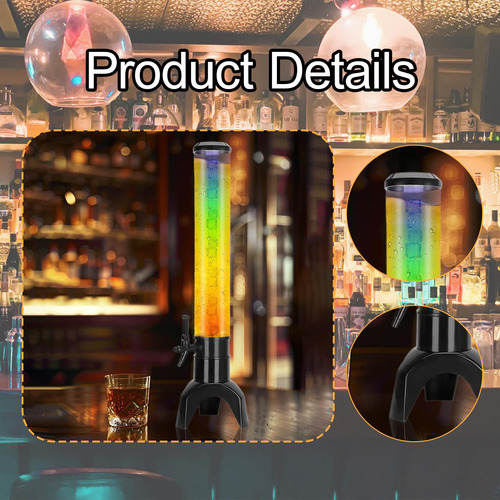 Dispensador De Cerveza Mimosa Estable Estable 15l Negro