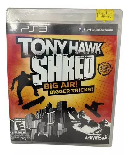 Jogo PS3 tony hawk shred (requer prancha pra jogar ) em Promoção na  Americanas