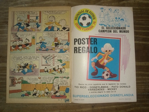 Revista Pato Donald. Ed Tucumán Pincel. 1970, 80. 11 Xunidad (Usado)