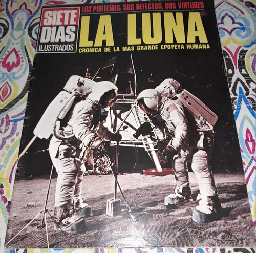 Revistas 7 Días Tapas: Hombre En Luna,clan Kennedy,el Che