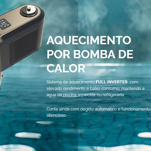 Aquecedor 5 Em 1 Komeco Kobc 17000btu Até 25 Mil Litros Para Piscina