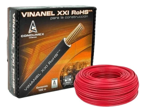 Caja X 100mts Cable Calibre 8 Thw Condumex Vinanel Xxi