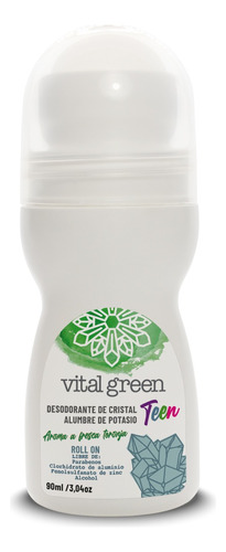 Desodorante Cristal Roll On Niños 90ml Vital Green Toronja