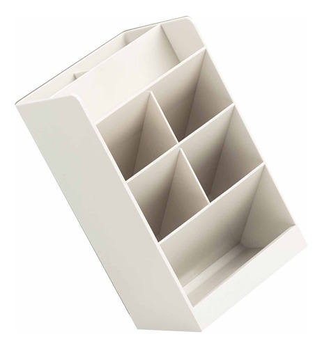 Portalápices Blanco Para Escritorio Multiusos, De Gran Capac